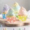 600Pcs Colorful Daisy Flower Cupcake Liners Christmas Rainbow Color Cupcake Wrappers Baking Cup Boho Groovy Hippie Party Muffin Liners for Spring Summer Baby Shower Wedding Birthday Party